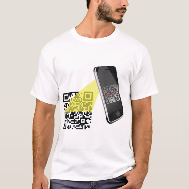 Qr-kodgeneratorns leveranser t shirt (Framsida)