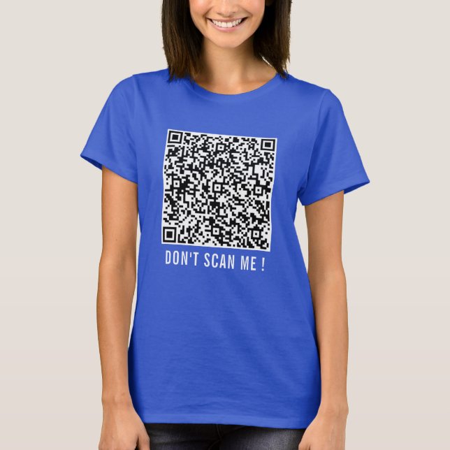 QR-kodgenomsökningsinformation om din funktionella T Shirt (Framsida)