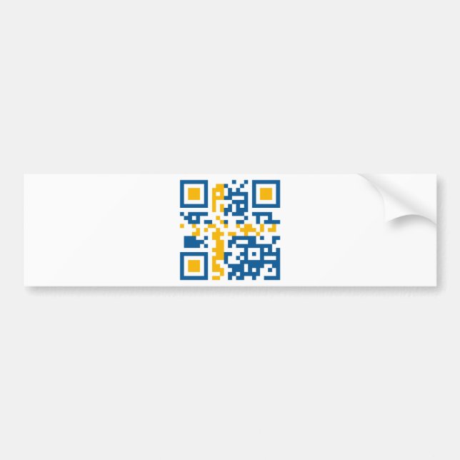 QR-Kodifiera-Sverige Bildekal (Framsidan)