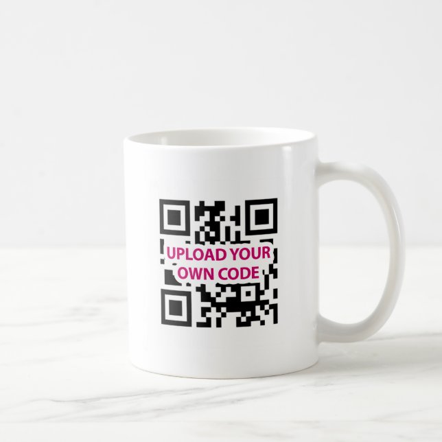 QR kodifierar anpassade Kaffemugg (Höger)