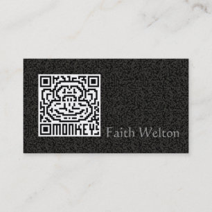 QR kodifierar apan Visitkort