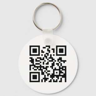 QR kodifierar dricker inte och kör Nyckelring