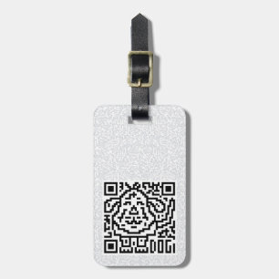 QR kodifierar hunden Bagagebricka