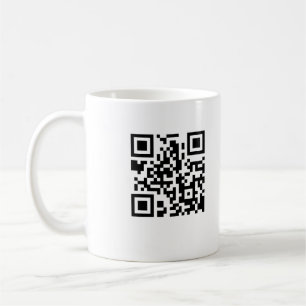 QR kodifierar kaffemuggen Kaffemugg
