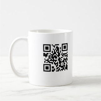 QR kodifierar kaffemuggen Kaffemugg