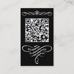 QR kodifierar krusidull Visitkort