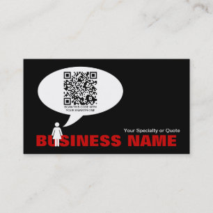 qr kodifierar tal bubblar visitkort
