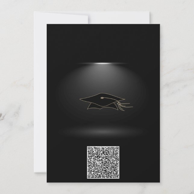 QR-kodinformation under Spotlight Grad-gruppinbjud (Baksida)