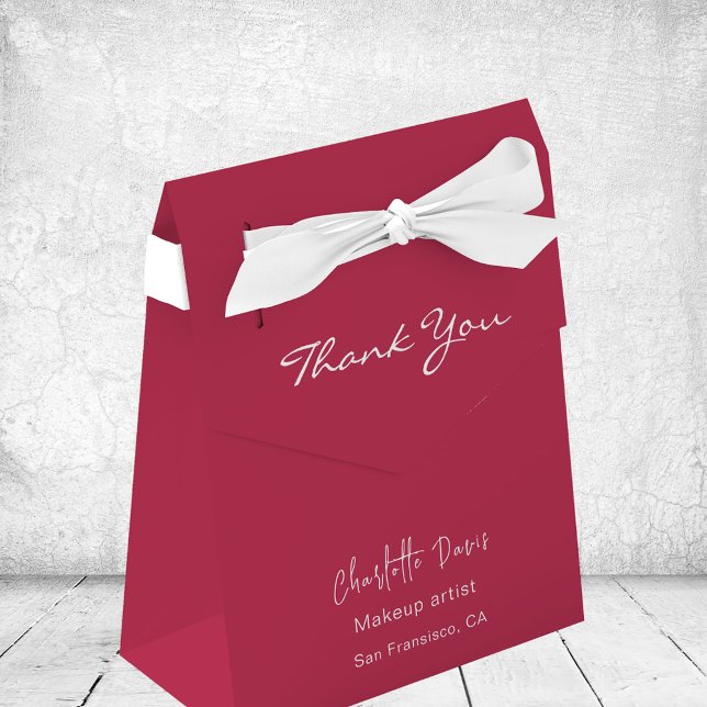 QR-kodinstagram för magenta burgundär verksamhet Presentaskar (Skapare uppladdad)