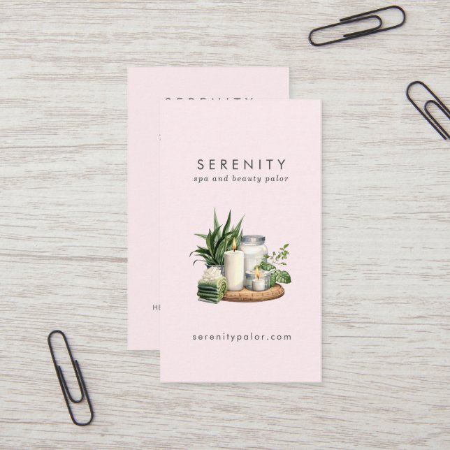  QR-kodintervall för Modern vattenfärgsvisning Visitkort (Fram/Back In Situ)