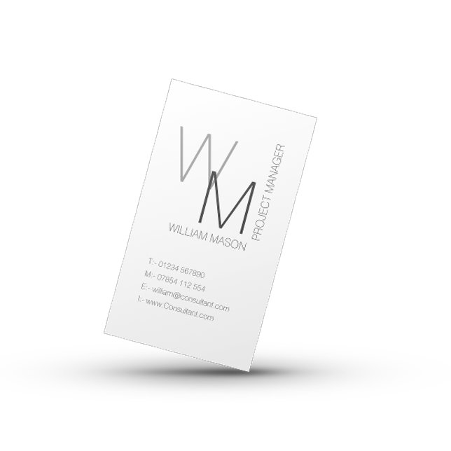 QR-kodkort för enkel och enkel vit Professionell Visitkort (Skapare uppladdad)