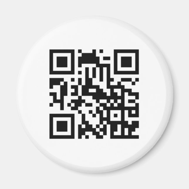 QR-kodmagnet Magnet (Framsidan)
