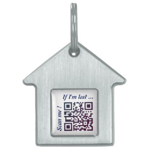 QR-kodmall ID-bricka Husdjur