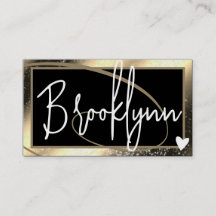 QR-kodmall Snyggt Golden Guld Ram Heart