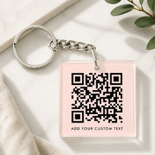 QR-kodminimalistisk Anpassningsbar för enkel Rosa