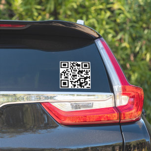 QR-kodning för bil eller fönster Klistermärken