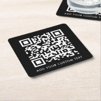 QR-kodöverföring | Svart, minimalistisk enkel sökn