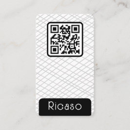 QR-kodrad Mönster-Personlig Visitkort
