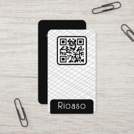 QR-kodrad Mönster-Personlig Visitkort