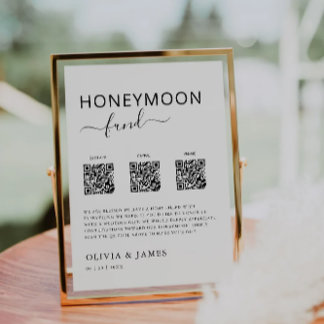 QR-kodsignatur, Bröllop Honeymoon in Inbjudningar