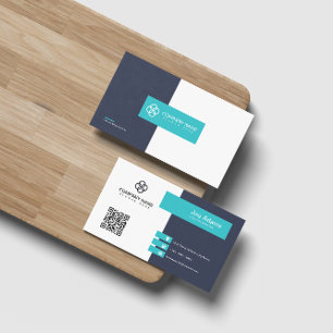 QR-kodskannerbar Himmel Modern Simple Professionel Visitkort