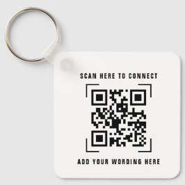 QR-kodskanning | Företagets logotyp Reklamnyckelri Nyckelring