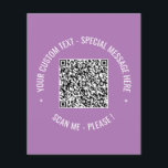 QR-kodskanningsinformationstext och Färg-befordrin Flygblad<br><div class="desc">QR Code Scan Info Anpassningsbar Text Färg Personlig Promotional Business eller Personal Modern Gift - Lägg till QR-koden - Bild eller Logotyp - foto / text - Namn eller annan info / meddelande - Ändra storlek och flytta eller ta bort / lägg till Inslag - Bild / Text med Anpassning...</div>