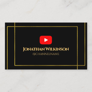 QR-kodsökning för YOUTUBE-kanalannonsering Visitkort