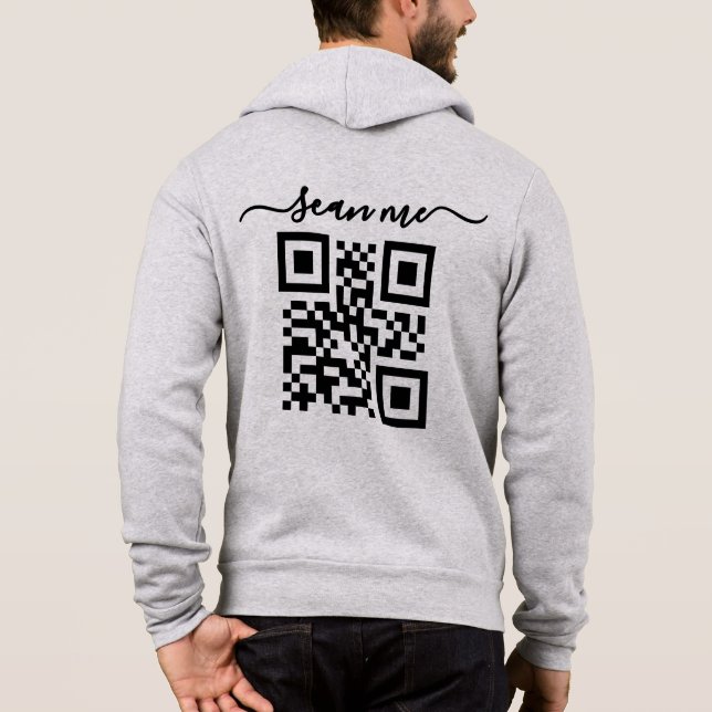 QR-kodsökning T Shirt (Baksida)