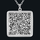 QR-kodsökningsinformation om ditt Personlig-presen Silverpläterat Halsband<br><div class="desc">Utforma dina egna Necklaces-Personliger med QR-kodsökningsinformationen - Speciell Mecklace Gift - Lägg till QR-koden - Bild eller Foto / eller Namn - Anpassningsbar Text - Ändra storlek och flytta eller ta bort / lägg till Inslag - Bild / Text med anpassning Verktyg. Menyn / Lägg till din favoritbakgrund / eller...</div>
