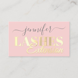 QR-kodstreck, tillägg Golden Script-Rosa Visitkort