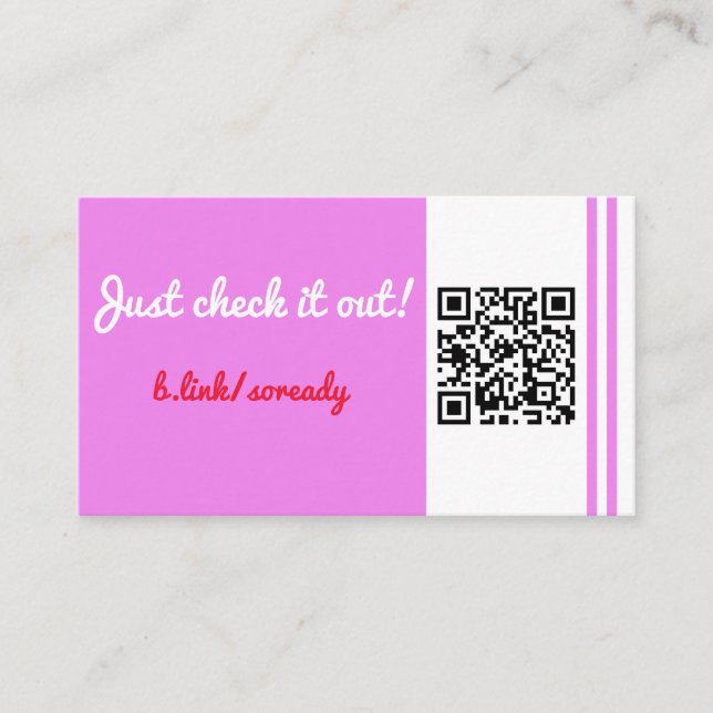 QR-kodsutfällare - DL-ekalisk storleksändring Rabattkort (Framsida)