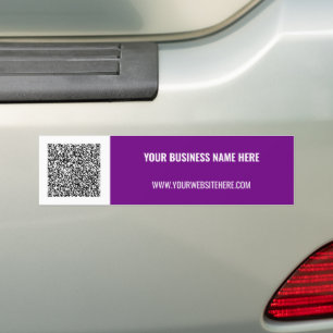 QR-kodtext Business Promoción Bumper-etikett Bildekal