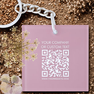 QR-kodtext Modern minimalistisk akryl