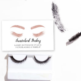 QR-kodvit för Eyelash-tillägg för Microblade Makeu Visitkort