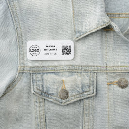 Qr-Logotyp - enkel klassisk Namn bricka Namnbricka