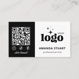 QR-Logotyp - Modern Professionell - mall Visitkort