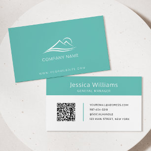 QR-Logotyp - Modern Professionell - skalning Visitkort