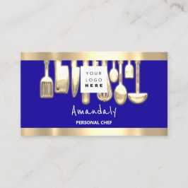 QR Logotyp Personal Chef Cooking Restaurant Food B Visitkort
