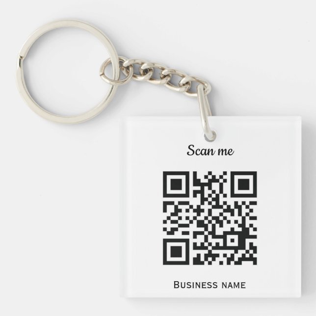 QR-Logotyp - Professionell, Anpassningsbar, svart (Framsidan)