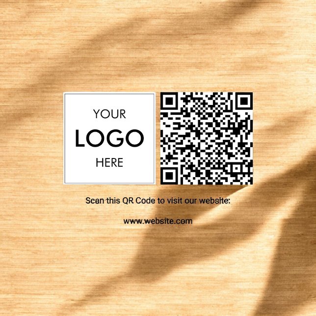 QR Logotyp Professionell Rubber Frimärke Stämpel (Skapare uppladdad)