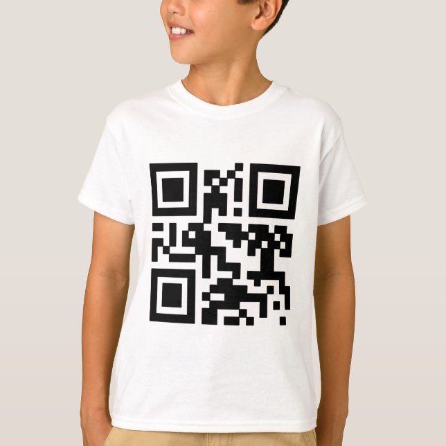 QR "lycklig sabbat!", kod T-shirt (Framsida)