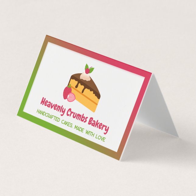 QR-mappad för hemmaad kummel Visitkort (Framsida)