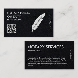 QR Notarius Publicus Visitkort