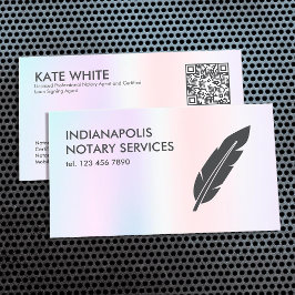 QR Notary & Loan Signing Agent Visitkort