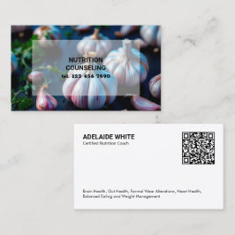 QR Nutritionist Dietitian Visitkort