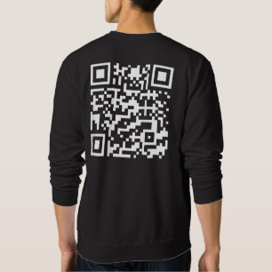 QR Ordförande Trump 45/47 juldanningskod Lång Ärmad Tröja