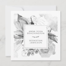 *~* QR OSA AR12 Blommigt Simple Subdued Bröllop