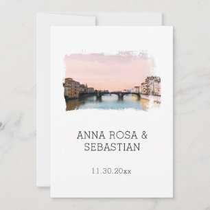 *~* QR OSA Florence Italien Firenze AP12 Bröllop  Inbjudningar
