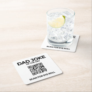 QR Pappajokesunderlägg Underlägg Papper Kvadrat